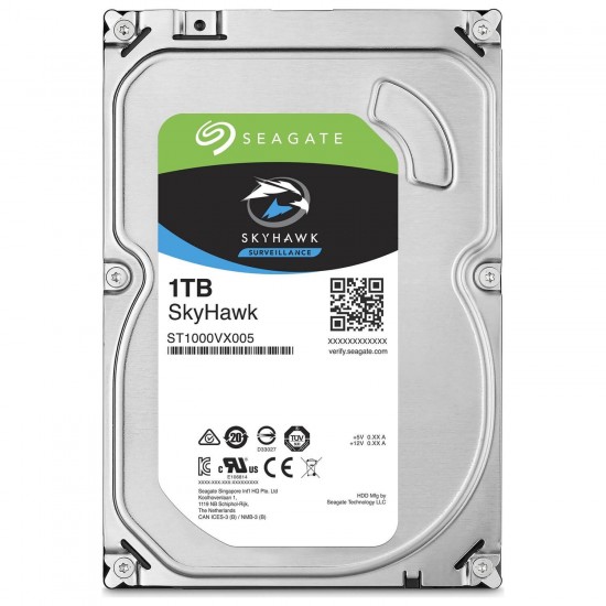 SEAGATE 1TB SKYHAWK SATA 3.0 3.5" 7200RPM GÜVENLİK DİSKİ