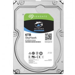 SEAGATE 6TB SKYHAWK SATA 3.0 3.5" 5900RPM GÜVENLİK DİSKİ