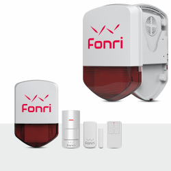 FONRİ 1G KABLOSUZ  SET ( PANEL, SİREN , 1 x PIR, 1 x MK, 1 x KUMANDA )