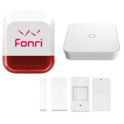 FONRİ 2G KABLOSUZ  SET ( PANEL, KABLOSUZ SİREN, 1 x PIR, 1 x MK, 1 x KUMANDA )